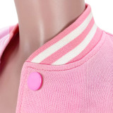 Lucky Label Letter Embroidery Baseball Jacket ASL-6508