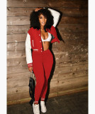 Casual Baseball Jacket And Pants 2 Piece Suits WSM-5288