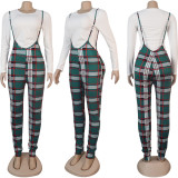 Sexy Slim Print Jumpsuit Two Piece Sets FSXF-236