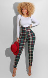 Sexy Slim Print Jumpsuit Two Piece Sets FSXF-236