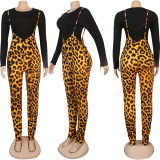 Sexy Slim Print Jumpsuit Two Piece Sets FSXF-236