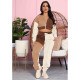 Casual Patchwork Hooded Two Piece Sets ASL-6521