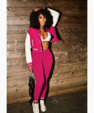 Casual Baseball Jacket And Pants 2 Piece Suits WSM-5288