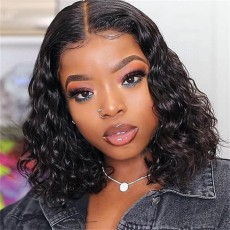 Black Short Curly Wigs ZHJF-12