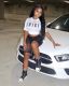 Letter Print O Neck Short Sleeve Cropped T Shirt LSD-82012