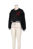 Casual Patchwork Zipper Baseball Jacket ZSD-0445