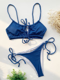 Solid Bandage Beach Bikini 2 Piece Sets CASF-6268