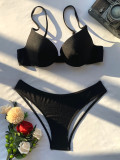 Solid Sexy Push-Up Bikini 3 Piece Sets CASF-6318