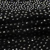 Plus Size Black Sexy Hot Drilling See Through Club Dress NY-8885