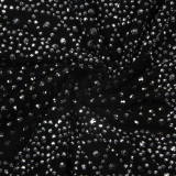 Plus Size Black Sexy Hot Drilling See Through Club Dress NY-8885