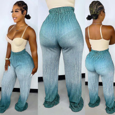 Gradient Print Fashion Casual Pants GDYF-6940