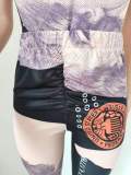 Dollar Print Vest And Pants Two Piece Set GDYF-6650