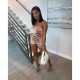 Butterfly Angel Print Sexy Sling Backless Rompers GDYF-6648