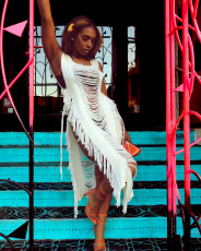Sexy Tassel Hollow Out Beach Dress TR-1195