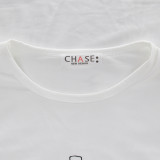 Letter Print Short Sleeve O Neck T Shirt BMF-059W