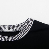Casual Printed T Shirt Mini Skirt Two Piece Sets NY-2342