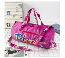 PINK Letter Travel Fitness Portable Shoulder Storage Bag GBRF-174