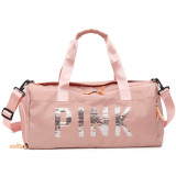 PINK Letter Travel Sports Storage Bag GBRF-135