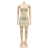 Sexy Hot Drilling Night Club Dress BY-5653
