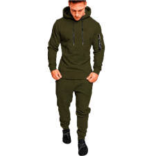 Men's Outdoor Sports Casual Camouflage Pullover Hooded Suit FLZH-W33-ZK33