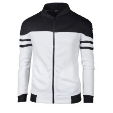 Men's Casual Fashion Color Block Coats FLZH-G508
