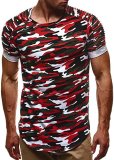 Men's Casual Camouflage Short Sleeve T-shirt FLZH-ZT20