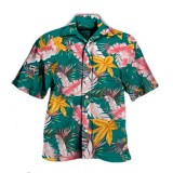 Men Printed Casual Short Sleeve Shirt Top FLZH-ZT165