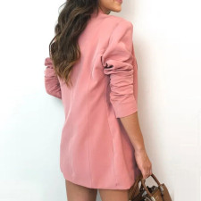 Plus Size Solid Cami Top+Blazer Coat+Shorts 3 Piece Sets WSM-5388