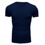Men's Casual V Neck Short Sleeve T-shirt FLZH-ZT168