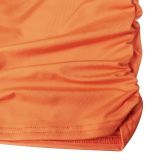 Contrast Color Off Shoulder Ruched Midi Dress BY-5770