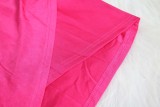 Solid One Shoulder Irregular Mini Dress YS-S812