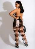 Sexy Crochet Hollow Out Two Piece Pants Sets OSM-4359