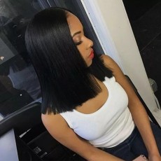 Clavicle Length Straight Bob Wigs BMJF-K142