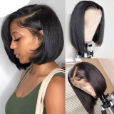 Inclined Part Short Straight Bob Wigs BMJF-K121