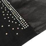 Sexy Rhinestones Mesh Patchwork Night Club Dress BY-5906