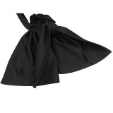 Elegant Solid One Shoulder Bow-knot Split Midi Dress BY-5933