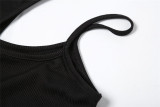 Sexy Hollow Slim Tank And Pants 2 Piece Sets XEF-K22S12747