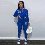 Casual Baseball Jacket And Pants 2 Piece Sets WSYF-5951