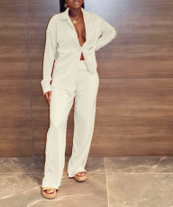 Casual Long Sleeve Straight Pant Two Piece Set LSD-81060
