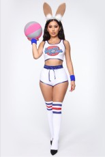 Halloween Printed Vest Shorts Set (No Accessories) SHD-9392