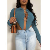 Casual Sweater Pin Knits Tops GCNF-0196