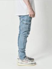 Men's Casual Skinny Side Pocket Pencil Jeans XCFF-L0066