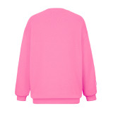 Fashion Letters Print Long Sleeve Sweatshirts GHYX-031
