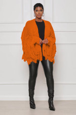 Solid Knits Tassel Cardigan Coat TR-1240