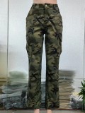 Straight-leg Camouflage Casual Pants GSMJ-1095