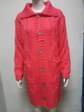 Plus Size Solid Sweater Coat GBLH-216#