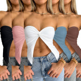 Fashion Sexy Solid Color Tube Top ASL-6633