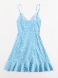 Sexy Sling Print Dress FSXF-F391