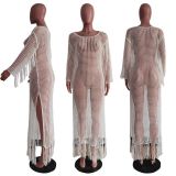 Hand Knitted Tassel Beach Dress TR-1251