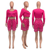 Casual Sport Long Sleeve Two Piece Set GLF-08125